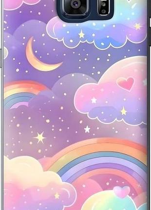 Чехол на samsung galaxy s6 edge plus g928 облака и радуга самсунг с6 эдж плюс г928