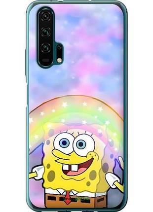 Чехол на huawei honor 20 pro спанч боб, sponge bob хуавей хонор 20 про