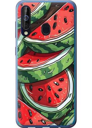 Чехол на samsung galaxy a60 2019 a606f арбуз самсунг а60 2019 а606ф