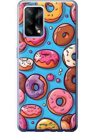 Чехол на oppo a74 пончики оппо а74