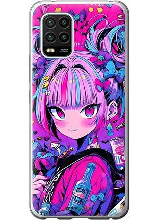 Чехол на xiaomi mi 10 lite аниме милаха сяоми ми 10 лайт