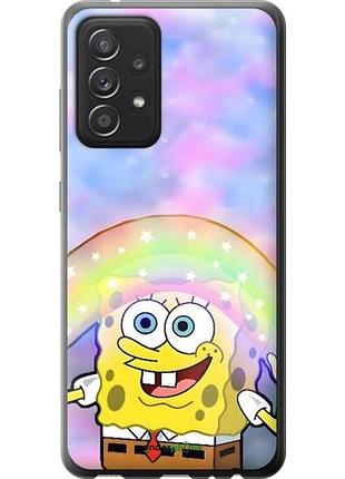 Чехол на samsung galaxy a52 спанч боб, sponge bob самсунг а52