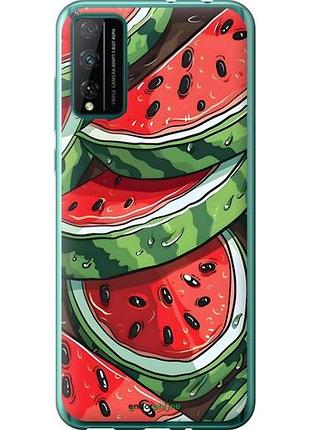 Чехол на huawei honor play 4t pro арбуз хуавей хонор плей 4т про