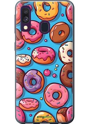 Чехол на samsung galaxy a40 2019 a405f пончики самсунг а40 2019 а405ф