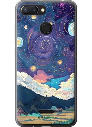 Чехол на xiaomi redmi 6 креатинвый арт сяоми редми 6