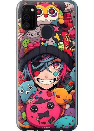 Чехол на samsung galaxy m21 m215f аниме парень самсунг м21 м215ф