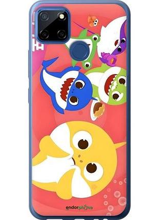 Чехол на realme 7i бейби шаркс риалми 7и