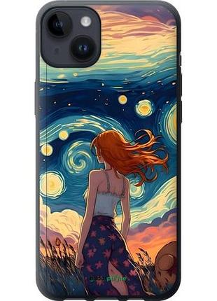 Чохол на iphone 14 plus дівчина арт