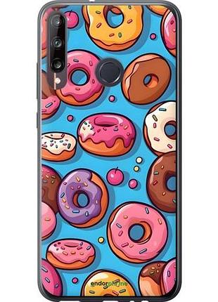 Чехол на huawei p40 lite e пончики хуавей п40 лайт е