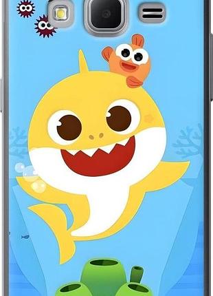 Чехол на samsung galaxy core prime g360h бейби шарк самсунг кор прайм г360х