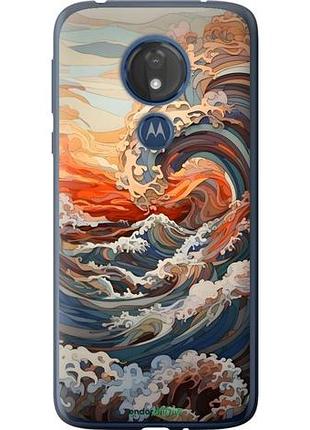 Чохол на motorola moto g7 power арт хвилі