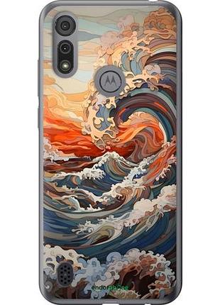 Чохол на motorola e6s арт хвилі