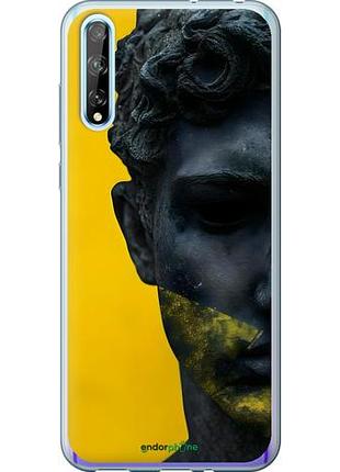 Чехол на huawei p smart s статуя арт хуавей п смарт с