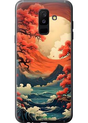 Чехол на samsung galaxy a6 plus 2018 природа японии самсунг а6 плюс 2018