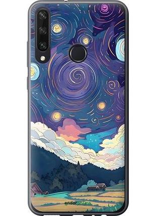 Чехол на huawei y6p креатинвый арт хуавей у6p