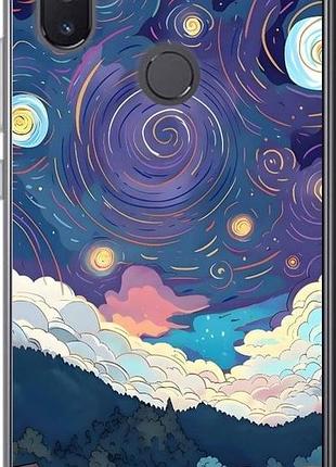 Чехол на xiaomi mi8 se креатинвый арт сяоми ми8 се