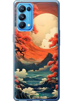 Чохол на oppo reno5 pro природа японії