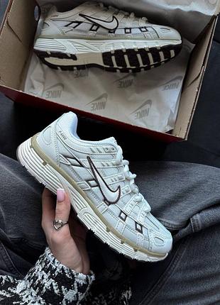 Кроссовки p-6000 white/black