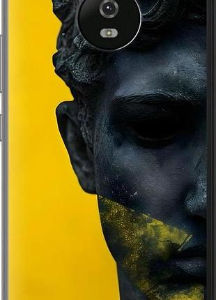 Чехол на motorola moto g5 статуя арт