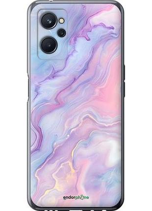 Чехол на realme 9i нежный мрамор риалми 9и