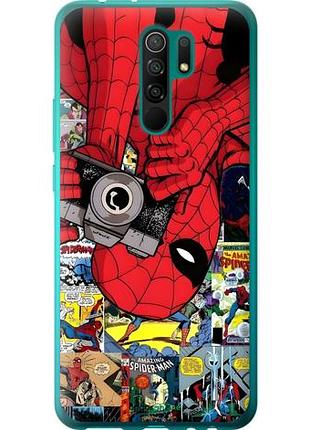 Чехол на xiaomi redmi 9 человек паук, spiderman 2 сяоми редми 9 2