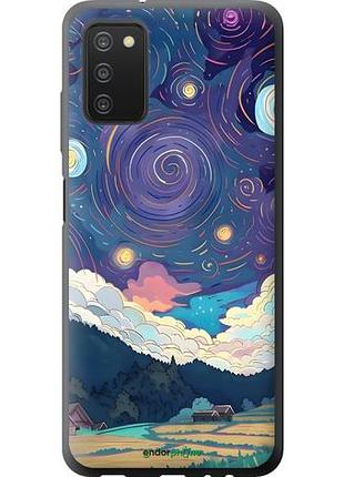 Чехол на samsung galaxy a03s a037f креатинвый арт самсунг а03с а037ф