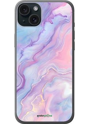 Чехол на iphone 15 plus нежный мрамор айфон 15 плюс
