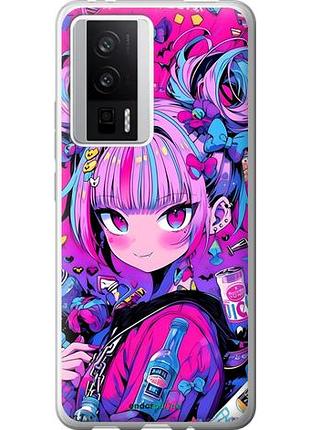 Чехол на xiaomi redmi k60 аниме милаха сяоми редми к60