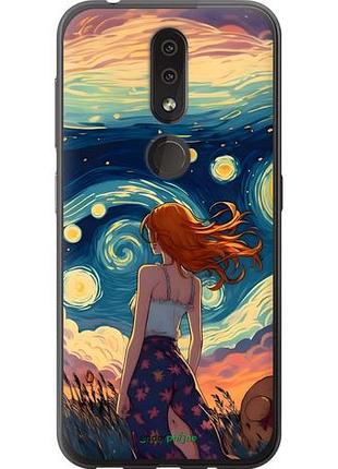 Чохол на nokia 4.2 дівчина арт