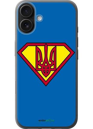Чехол на iphone 16 plus супер тризуб "1164u-3714-10746"