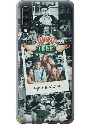 Чехол на samsung galaxy a70 2019 a705f друзья friends самсунг а70 2019 а705ф