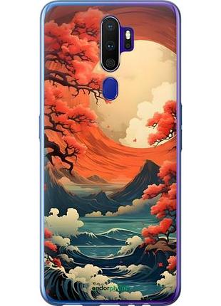 Чехол на oppo a9 2020 природа японии оппо а9 2020