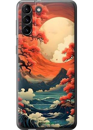 Чехол на samsung galaxy s21 plus природа японии самсунг с21 плюс