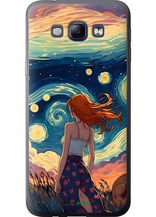 Чохол на samsung galaxy a8 a8000 дівчина арт