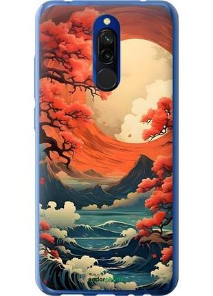 Чехол на xiaomi redmi 8 природа японии сяоми редми 8