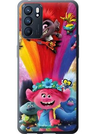 Чехол на oppo reno6 5g троли оппо рено6 5г