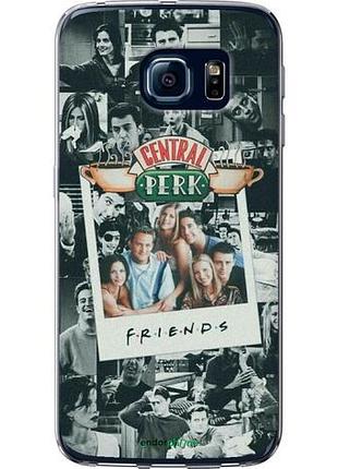 Чехол на samsung galaxy s6 edge g925f друзья friends самсунг с6 эдж г925ф