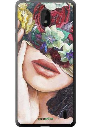 Чехол на nokia 1 plus head flower "4460u-1677-10746"