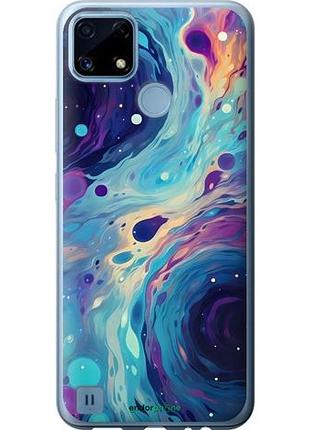 Чехол на realme c21 арт акварель риалми с21