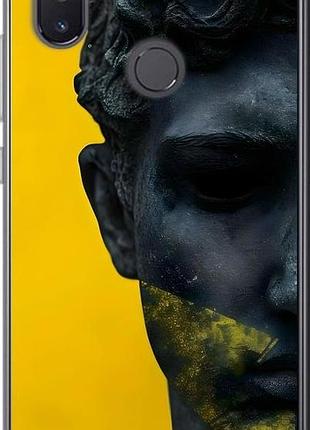 Чехол на xiaomi mi8 se статуя арт сяоми ми8 се