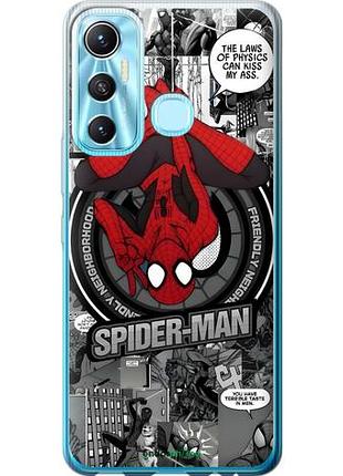 Чехол на infinix hot 11 человек паук, spiderman инфикс хот 11