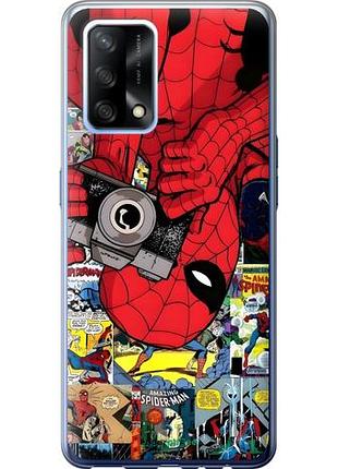 Чехол на oppo a74 человек паук, spiderman 2 оппо а74 2