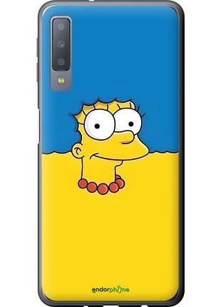 Чехол на samsung galaxy a7 (2018) a750f мардж флаг украины самсунг а7 (2018) а750ф