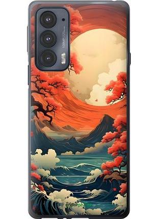 Чехол на motorola edge 20 природа японии моторола эдж 20