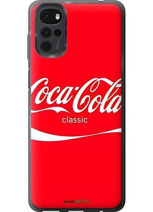 Чехол на motorola g22 кока кола моторола г22