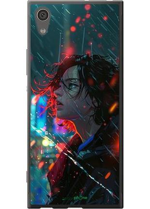 Чехол на sony xperia xa1 g3112 ночные огни "6096u-964-10746"