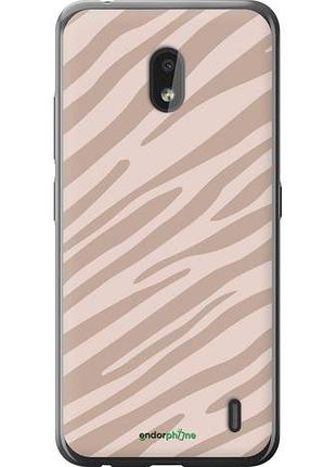 Чехол на nokia 2.2 зебра беж "4875u-1706-10746"