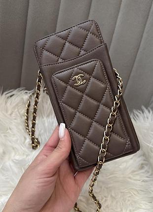 Сумка для телефона, гаманець chanel