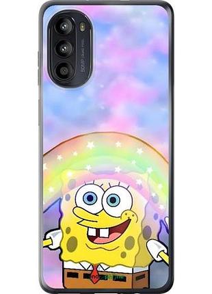 Чохол на motorola moto g52 спанч боб
