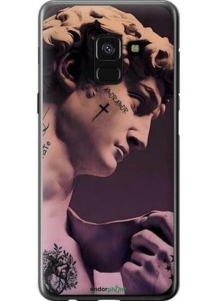 Чехол на samsung galaxy a8 2018 a530f давид тату самсунг а8 2018 а530ф